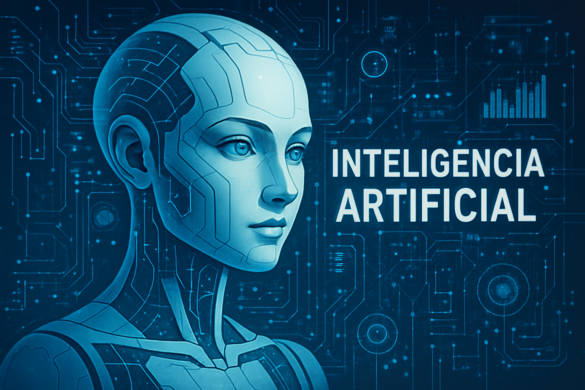 Ilustração conceitual de inteligência artificial aplicada à automação de processos